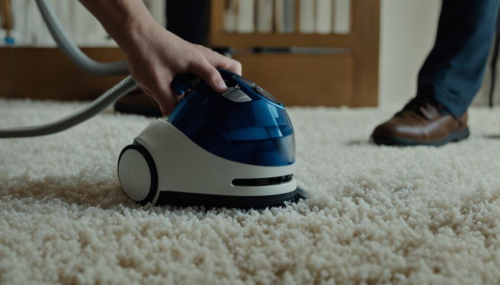 how to get cat litter out of carpet