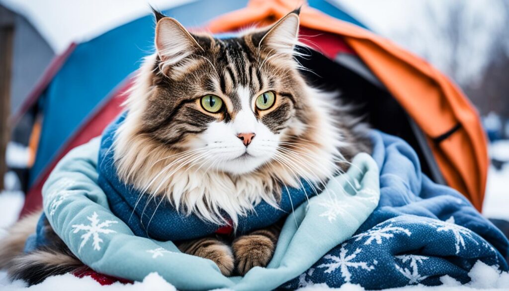 protecting outdoor cats in winter